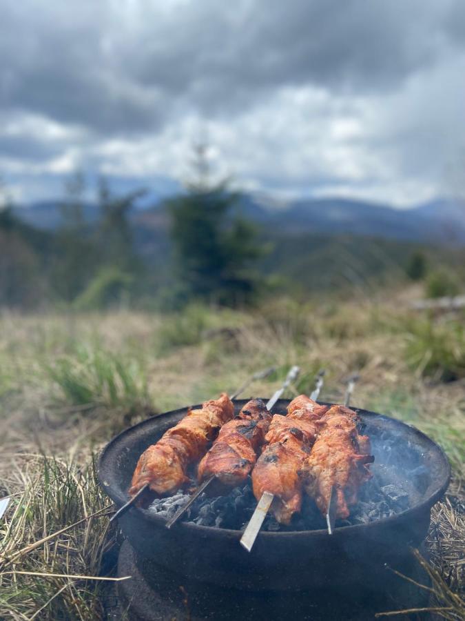 Садиба Between Mountains Mizhhirya  エクステリア 写真